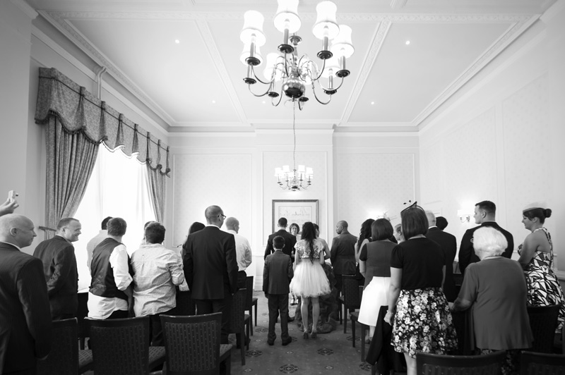 Bridal party at The Grand Eastbourne wedding by Sussex wedding photographer James Robertshaw