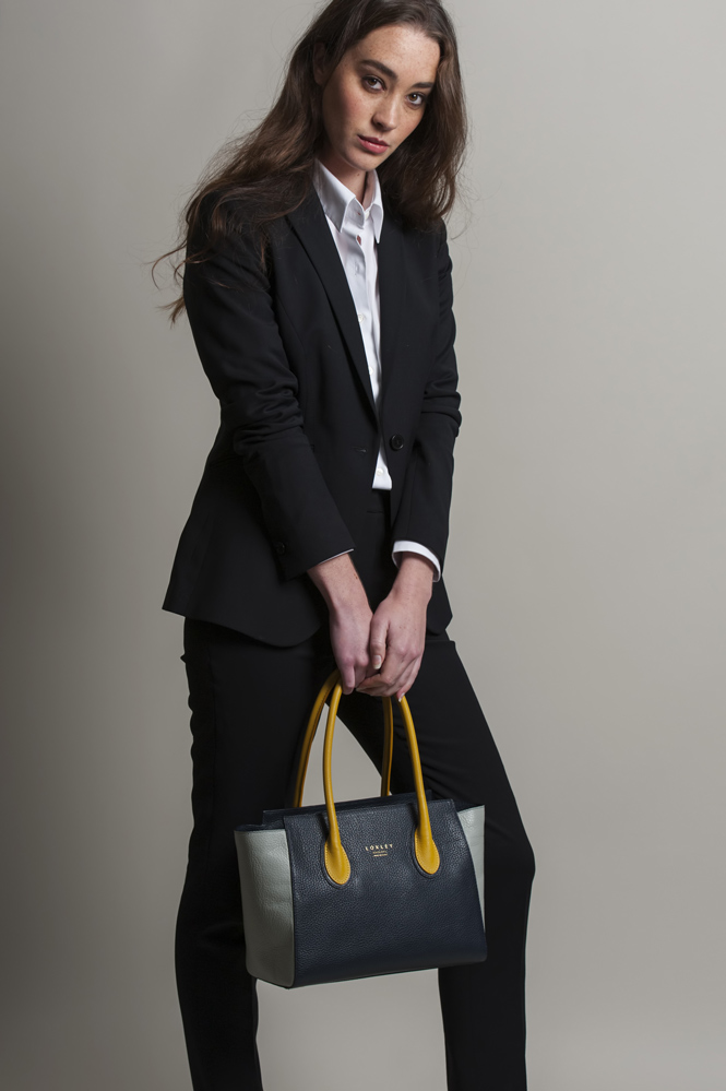 Model posing for Loxley England Lookbook shoot by James Robertshaw 05