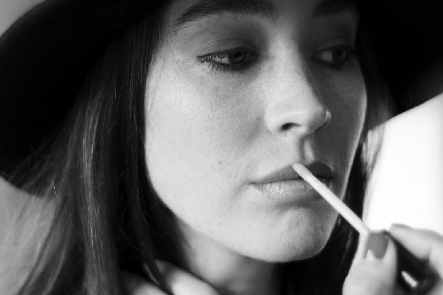 Model posing for Loxley England Lookbook shoot by James Robertshaw 11