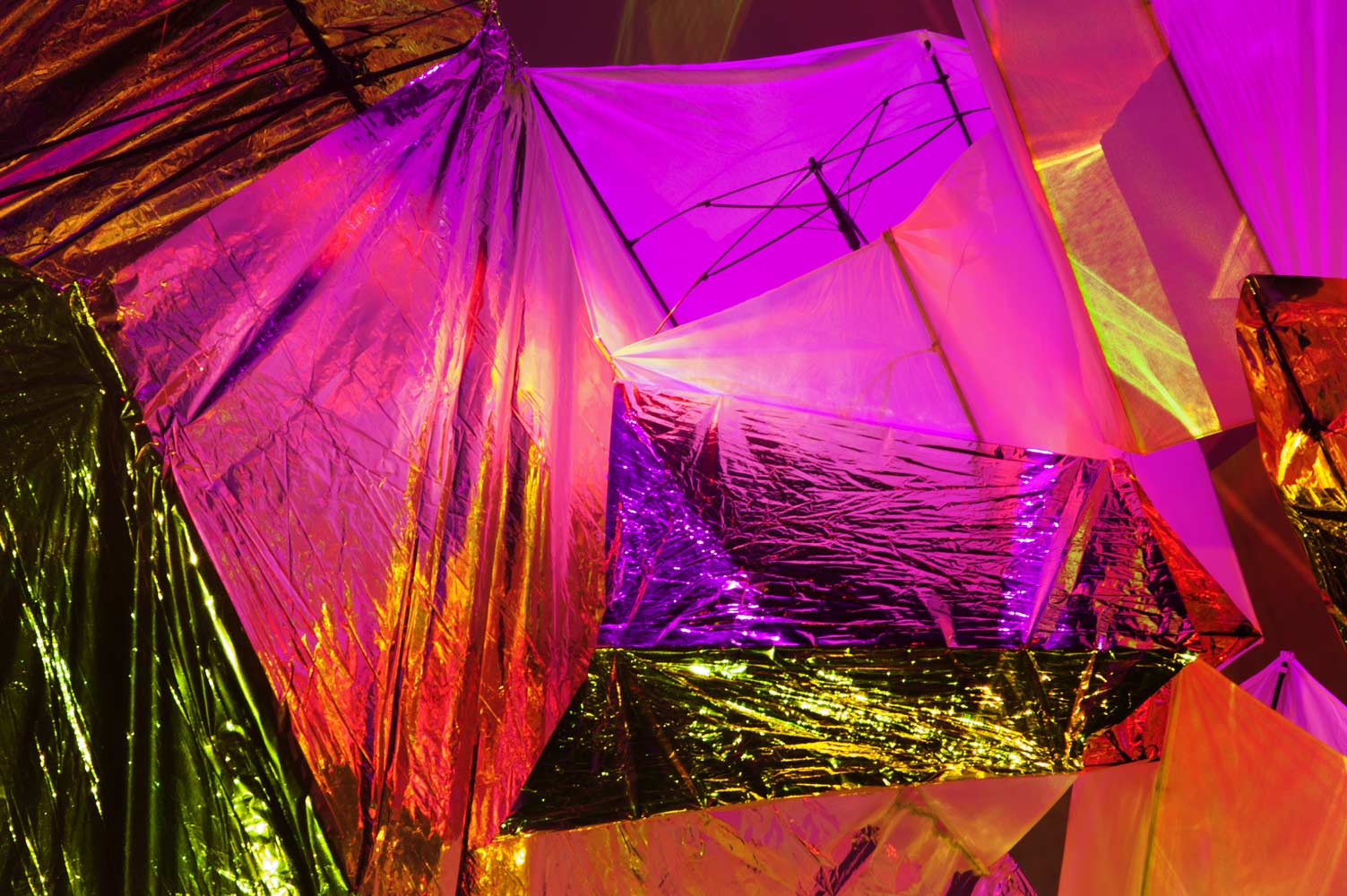 Fabric structures for Swanlights by Anthony and the Johnsons at the Royal Opera House photography by James Robertshaw 10