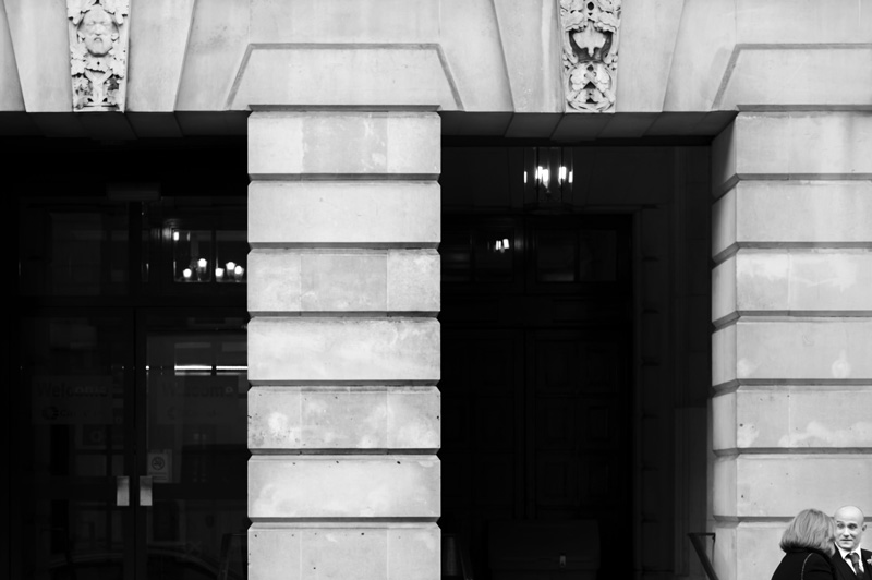 Groom outside Camden Town Hall