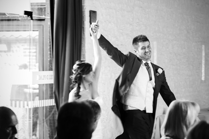 Bride and groom at Field Place wedding