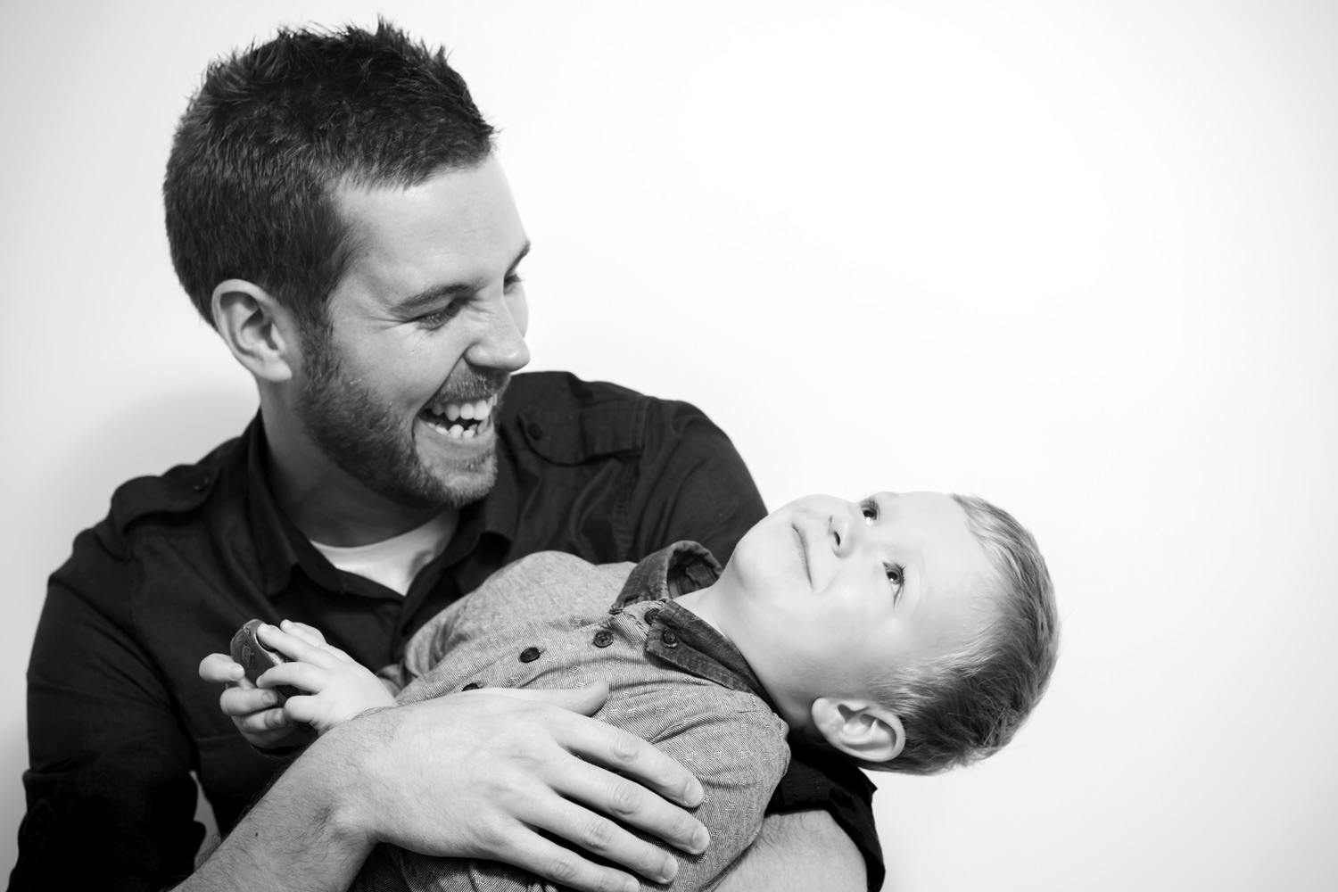 Father and son portrait