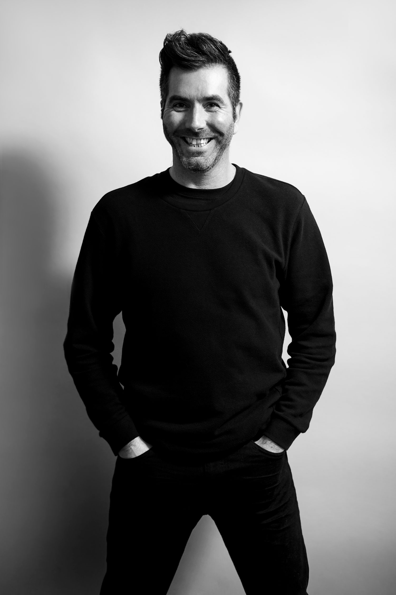 Portrait of designer Carl Robertshaw